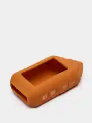 Коричневый чехол брелка сигнализации от Scher-Khan Mobicar 1/2/A/B, силиконовый