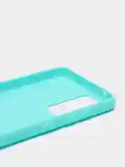 Бирюзовый чехол силиконовый матовый для Samsung A52