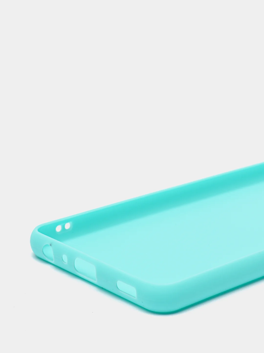 Бирюзовый чехол силиконовый матовый для Samsung A52