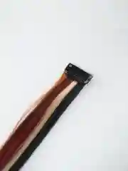Пряди на заколке, цветные