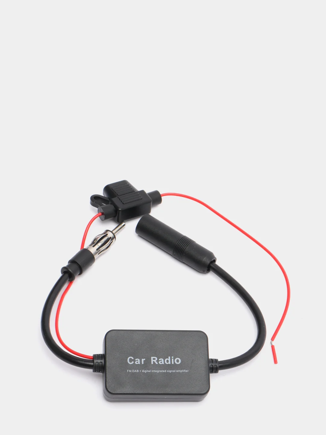 Усилитель для Антенны автомагнитолы сигнала в авто (FM/AM/DAB,25дБ) в машине