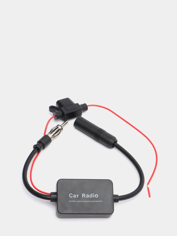 Усилитель для Антенны автомагнитолы сигнала в авто (FM/AM/DAB,25дБ) в машине