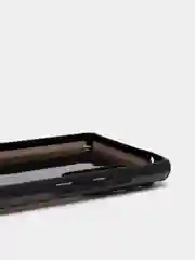 Черный чехол для Samsung Galaxy A52  с  блестками