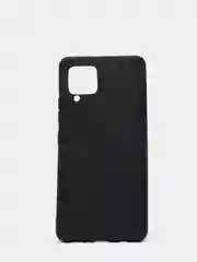 Черный чехол для Samsung Galaxy A42 силиконовый матовый