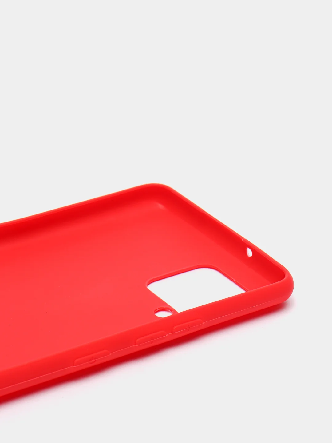 Красный чехол для Samsung Galaxy A42 силиконовый матовый