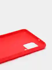 Красный чехол для Samsung Galaxy A42 силиконовый матовый