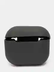 Серый чехол для  наушников Apple Airpods 3 аирподс силиконовый