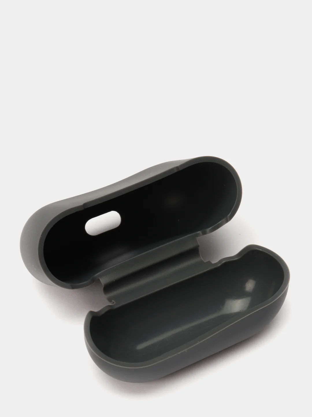 Серый чехол для  наушников Apple Airpods 3 аирподс силиконовый