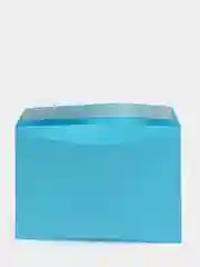 Голубой голубой плотный конверт