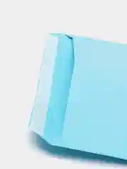 Голубой голубой плотный конверт