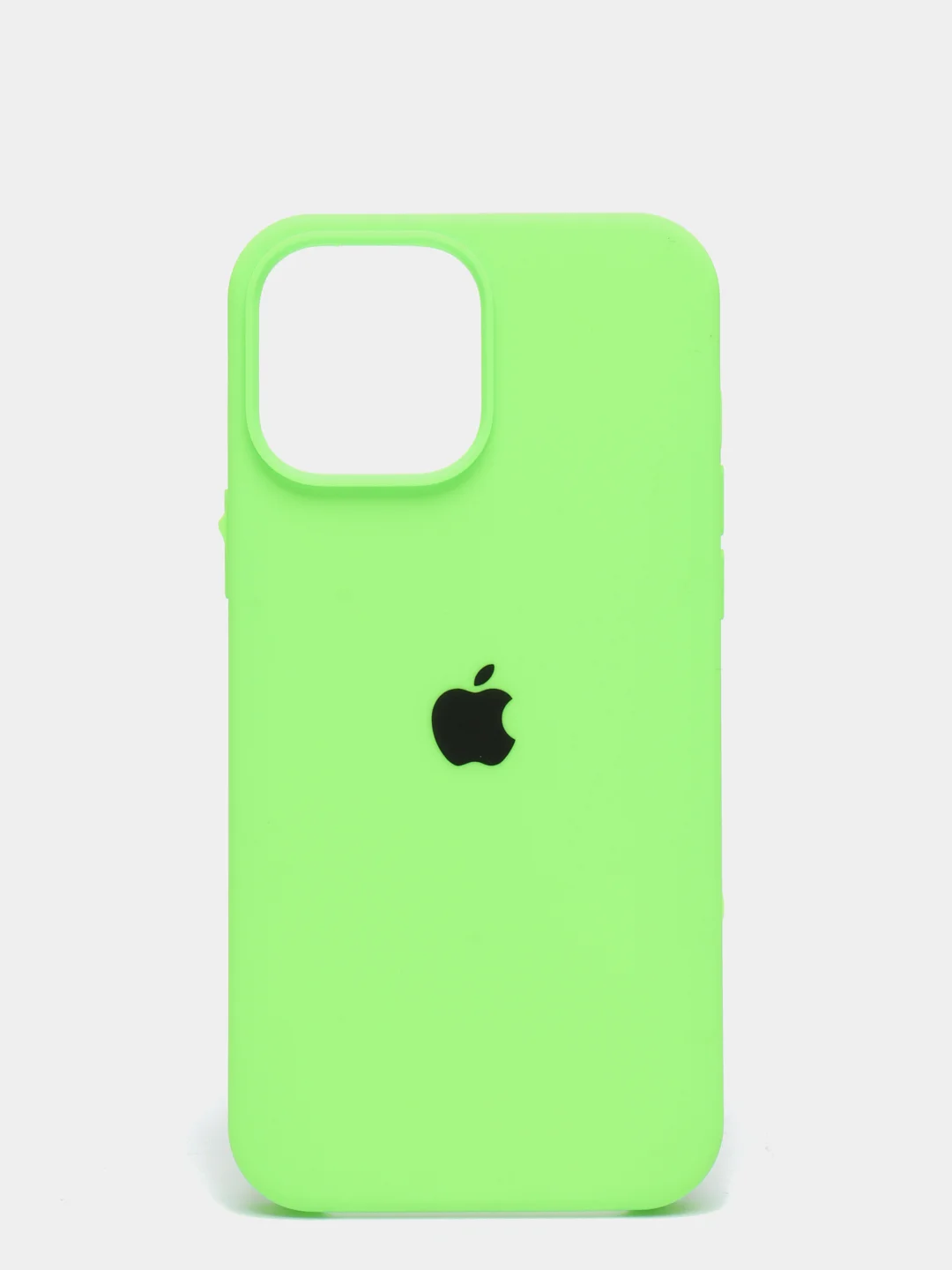 Салатовый чехол Silicone Case для iPhone 13 / 13 Pro / 13 Pro Max с открытым низом