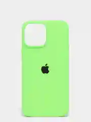 Салатовый чехол Silicone Case для iPhone 13 / 13 Pro / 13 Pro Max с открытым низом