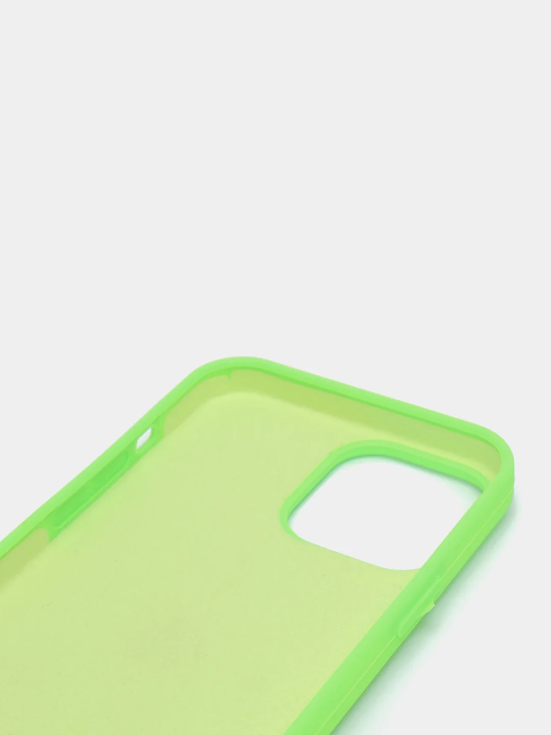 Салатовый чехол Silicone Case для iPhone 13 / 13 Pro / 13 Pro Max с открытым низом