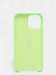 Салатовый чехол Silicone Case для iPhone 13 / 13 Pro / 13 Pro Max с открытым низом
