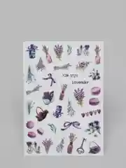 Красный наклейки-слайдеры для дизайна ногтей и маникюра