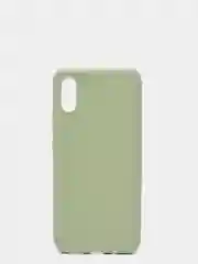Приглушённый хаки чехол  Xiaomi Redmi 9A силиконовый матовый