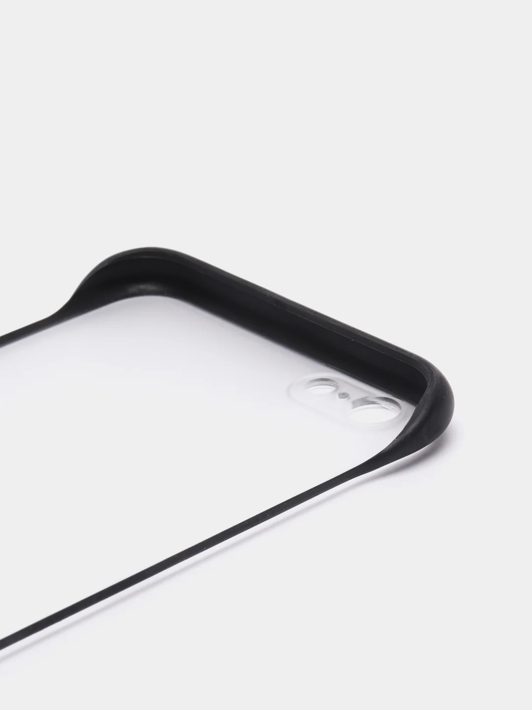 Черный чехол для Apple iPhone 6 Plus / 6s Plus, прозрачный, с держателем