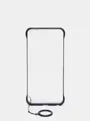 Черный чехол для Apple iPhone 6 Plus / 6s Plus, прозрачный, с держателем