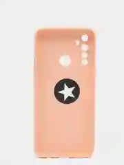 Бежевый чехол Realme C3 / 5 / 6i  Реалми С3 / 5 / 6ай силиконовый с кольцом держателем
