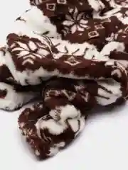Коричневый комбинезон с капюшоном "Олени" для собак, 4 цвета