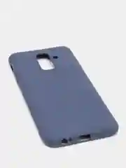 Темно-синий чехол Samsung Galaxy A6+, A6 Plus, Галакси А6+, А6 Плюс силиконовый цветной матовый