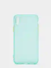 Лайм чехол для iPhone XS/12 Mini/12 Pro Max цветной матовый, прозрачный