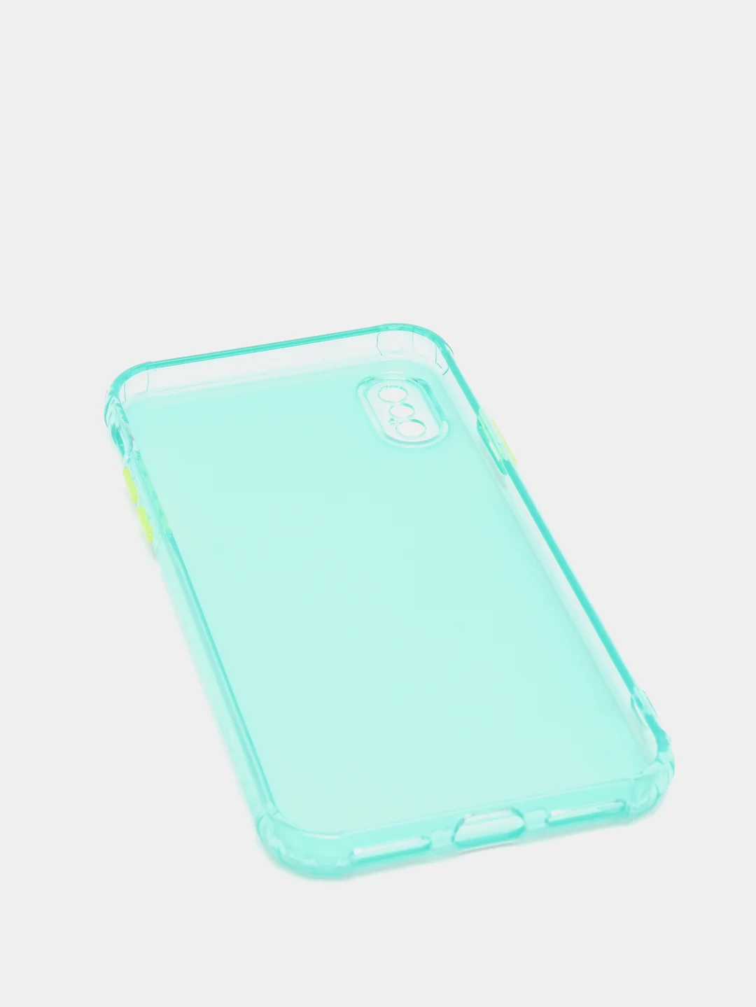 Лайм чехол для iPhone XS/12 Mini/12 Pro Max цветной матовый, прозрачный