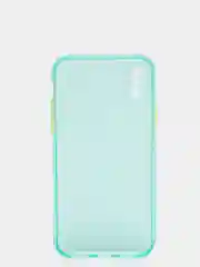 Лайм чехол для iPhone XS/12 Mini/12 Pro Max цветной матовый, прозрачный