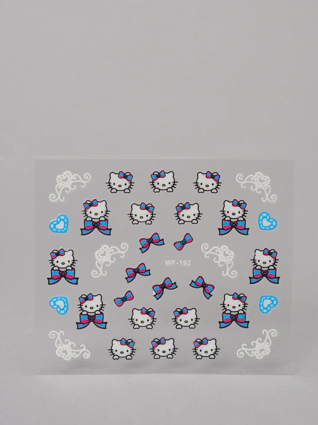Медный наклейки-слайдеры для дизайна ногтей и маникюра, "Hello kitty"