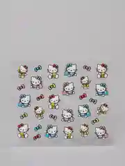 Оливковый наклейки-слайдеры для дизайна ногтей и маникюра, "Hello kitty"