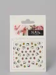 Мятный наклейки-слайдеры для дизайна ногтей и маникюра, "Hello kitty"