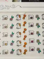 Золотой наклейки-слайдеры для дизайна ногтей и маникюра, "Hello kitty"