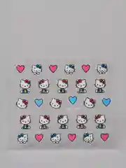Золотой наклейки-слайдеры для дизайна ногтей и маникюра, "Hello kitty"