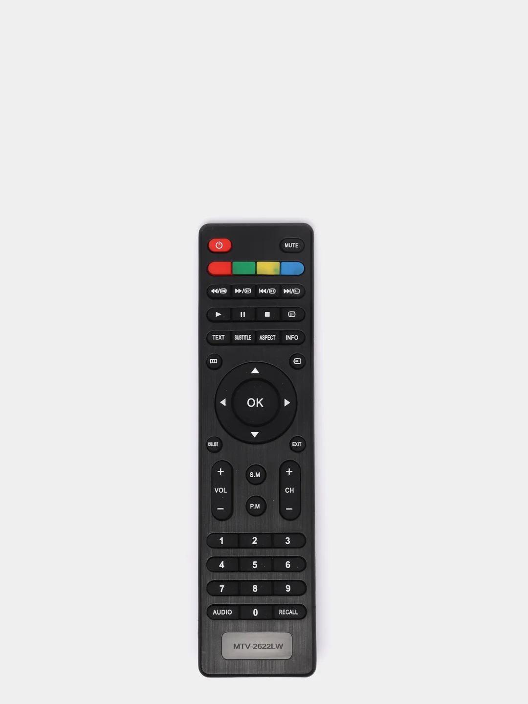 Пульт для телевизора Mystery MTV-2622LW KT1045 черный