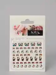 Марсала наклейки-слайдеры для дизайна ногтей и маникюра, "Hello kitty"