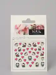 Прозрачный наклейки-слайдеры для дизайна ногтей и маникюра, "Hello kitty"