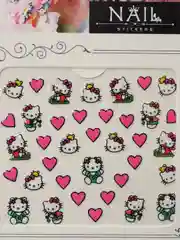 Прозрачный наклейки-слайдеры для дизайна ногтей и маникюра, "Hello kitty"