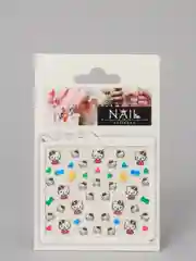 Ледяной наклейки-слайдеры для дизайна ногтей и маникюра, "Hello kitty"