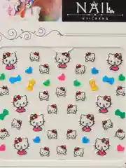Ледяной наклейки-слайдеры для дизайна ногтей и маникюра, "Hello kitty"