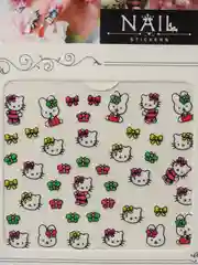 Лазурный наклейки-слайдеры для дизайна ногтей и маникюра, "Hello kitty"