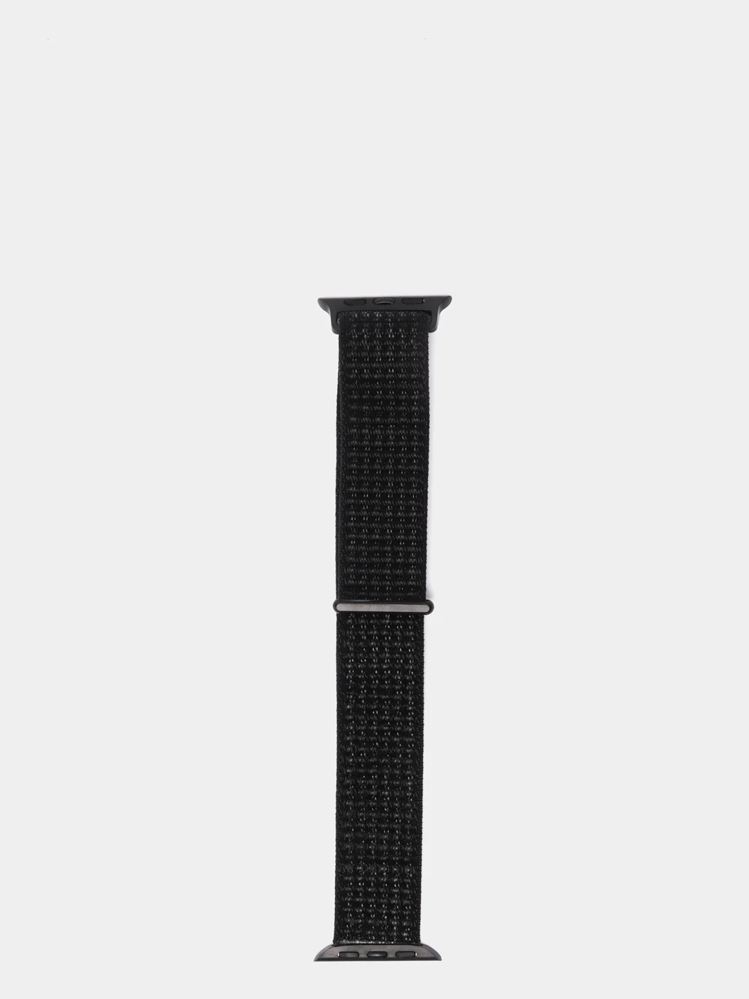 Серый нейлоновый ремешок на липучке для Apple Watch