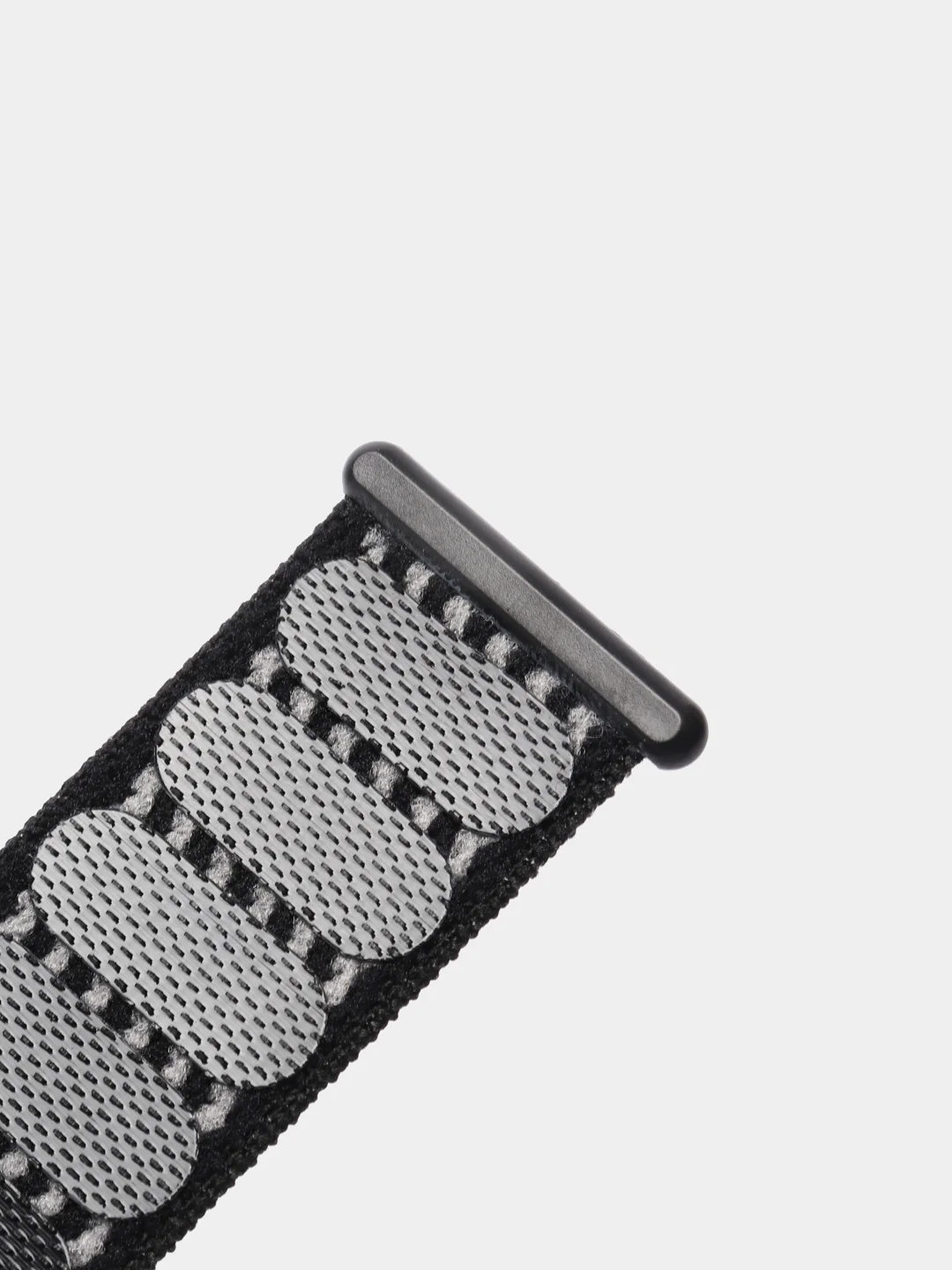 Серый нейлоновый ремешок на липучке для Apple Watch