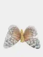 Коричневый бабочки шифоновые средние