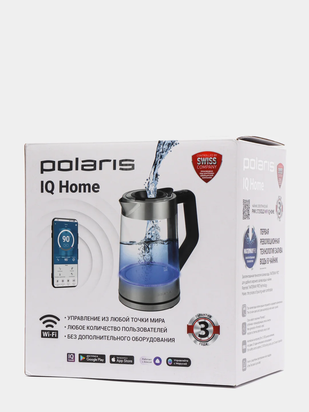 Чайник Polaris PWK 1725CGLD Wi-Fi IQ Home Матовый