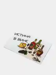 Белый магнит на холодильник (10 видов)