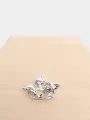 Серебряный кабошон флоризель металл "Бабочка"