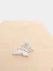 Серый кабошон флоризель металл "Бабочка"