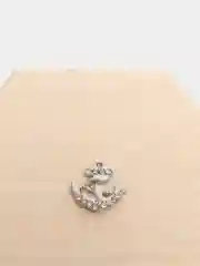 Серебряный кабошон подвеска флоризель металл "Якорь"