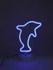 Горчичный неоновый LED светильник I Светодиодная лампа I Ночник настольный