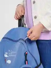 Небесно-голубой рюкзак для девочек